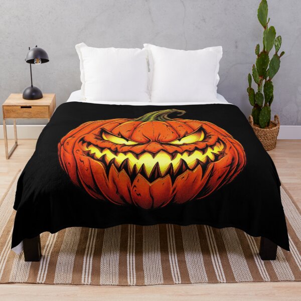 Item preview, Sinister Carved Jack O Lantern radiant Pumpkin Face Artwork designed and sold by yassin-stags.