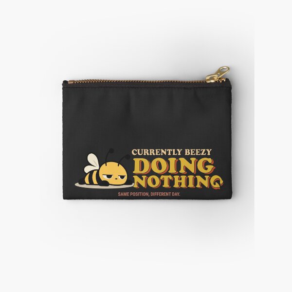 Item preview, Currently Beezy Doing Nothing Funny Retro Bee Graphic designed and sold by NATHA PALETTE.