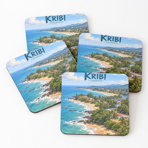 Item preview, Kribi Painterly Cameroonian Coastal Impression designed and sold by MichaeIRellov.
