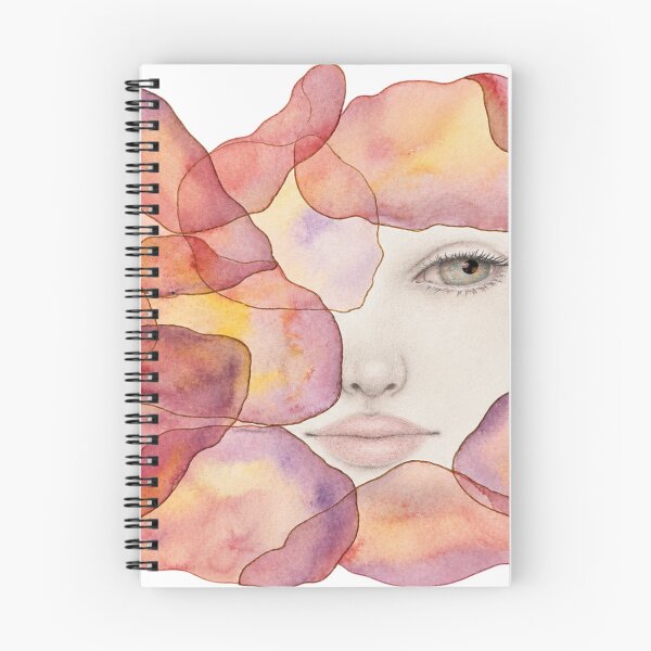 Item preview, Behind the Bloom, Surreal Floral Woman Portrait designed and sold by ArithraStudio.