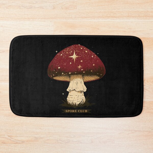 Item preview, Night Mushroom Dark Cottagecore Sticker - Spore Club designed and sold by digital.stickerperso.com.