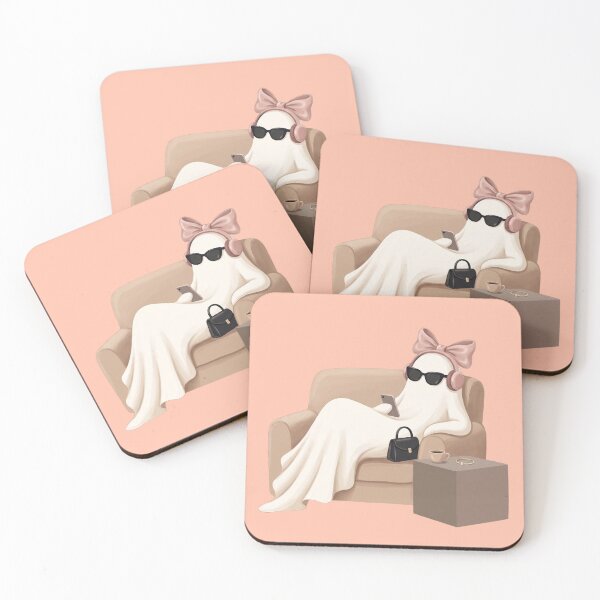 Item preview, Lazy Luxury Ghost Girl Cozy Halloween Aesthetic designed and sold by Moon's Arts.