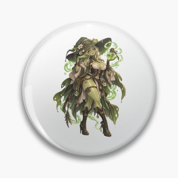 Item preview, Enchanted Frog Swamp Witch designed and sold by Christian Weiss.