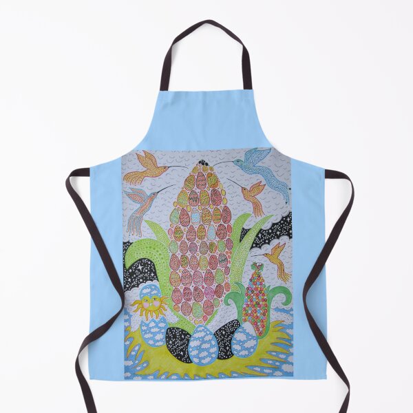 Item preview, Rainbow corn and hummingbird designed and sold by Anna-Art-Studio.