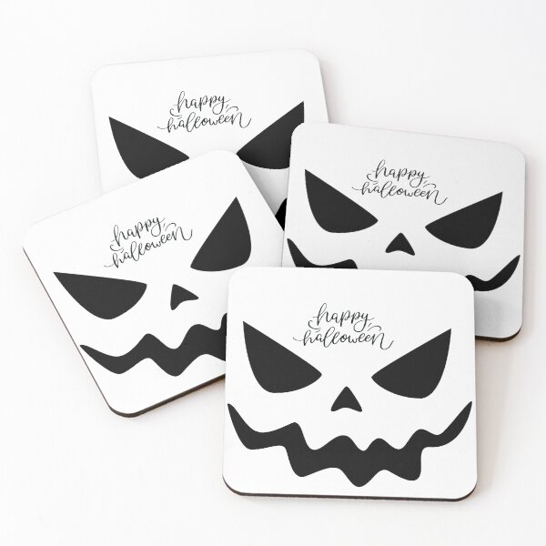Item preview, Scary Pumpkin Face Silhouette Happy Halloween,brafdesign designed and sold by Brafdesign.