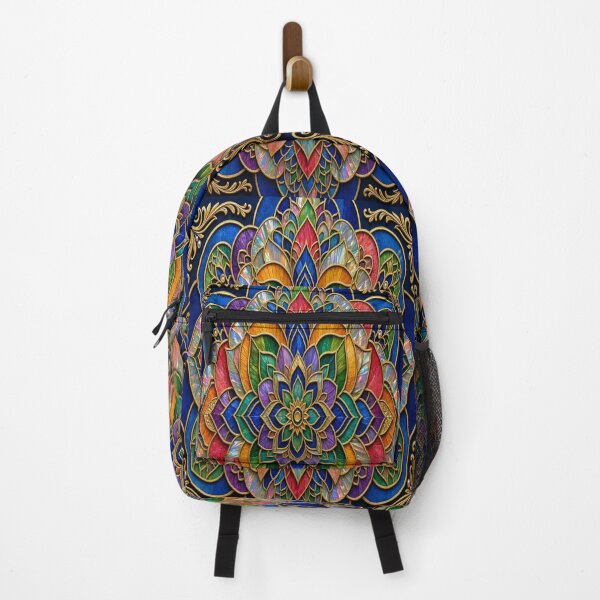 Item preview, Rainbow Vitray Mandala - Luxury Stained Glass Kaleidoscope designed and sold by Breezes-of-Ida.