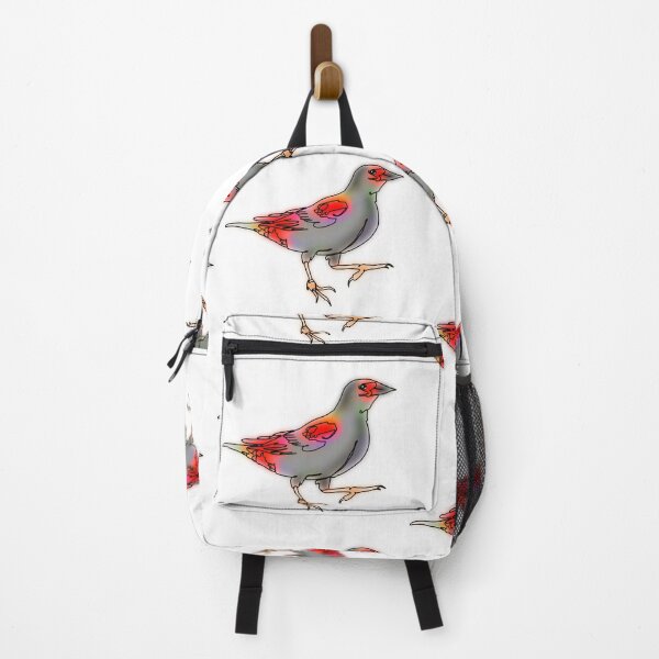 Item preview, Ruby the Red Blackbird – animalz designed and sold by Ashley’sAnimalz.