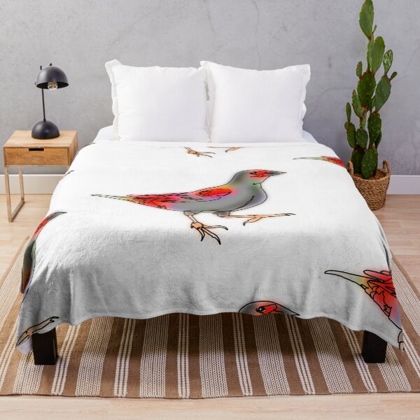 Item preview, Ruby the Red Blackbird – animalz designed and sold by Ashley’sAnimalz.