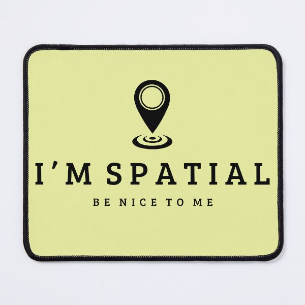Item preview, I'm spatial, be nice to me (black text) designed and sold by MelroseShop.