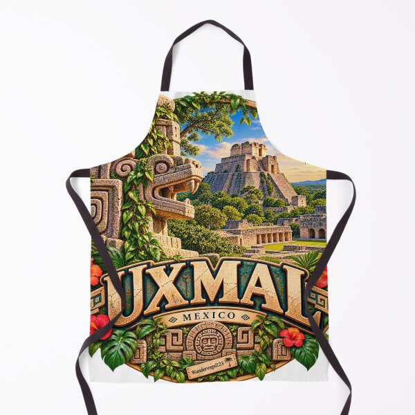 Item preview, Uxmal Mexico – Mayan pyramids Yucatán jungle designed and sold by Wandervogel123.