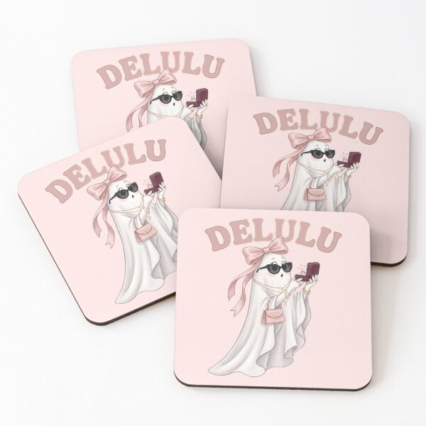 Item preview, Delulu Ghost Girl Halloween Gen Z Aesthetic designed and sold by Moon's Arts.