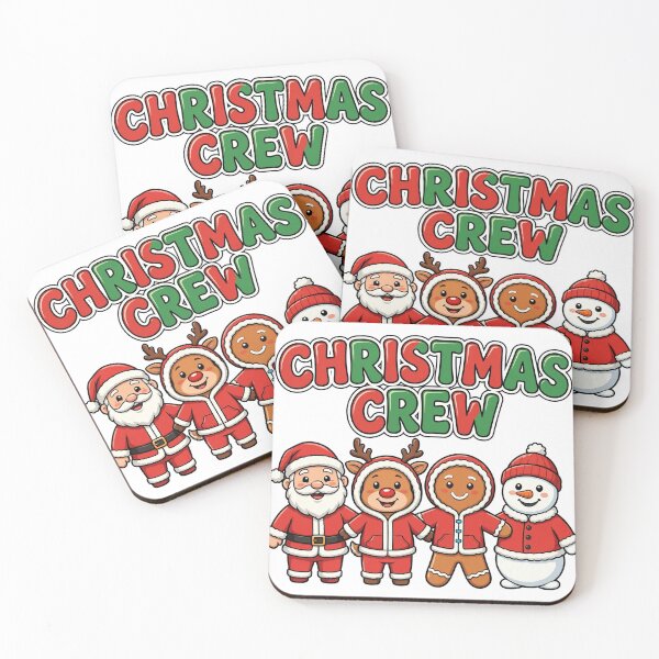Item preview, Christmas Crew Cute Santa Reindeer Family Matching Christmas Shirt designed and sold by Gurrteg.