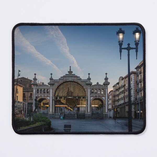 Item preview, Dusk Over the Central Market - Zaragoza designed and sold by Viv Thompson Photography .