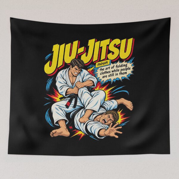 Item preview, Jiu Jitsu Folding Clothes Definition Pop Art BJJ Combat designed and sold by Aqouiatiqe.