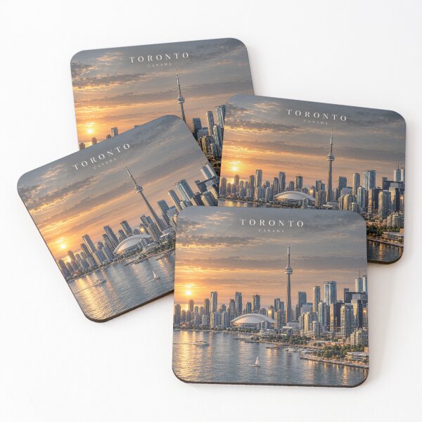 Item preview, Toronto Cinematic Monochrome City Artwork designed and sold by MichaeIRellov.