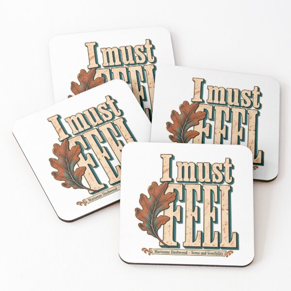 Item preview, Sense and Sensibility: I Must Feel Oak Leaf designed and sold by Fenay Designs.