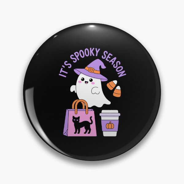 Item preview, Its Spooky Season – Cute Witch Ghost Pumpkin Spice Art designed and sold by jkrphoto.