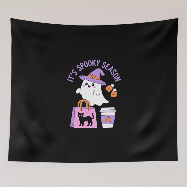 Item preview, Its Spooky Season – Cute Witch Ghost Pumpkin Spice Art designed and sold by jkrphoto.