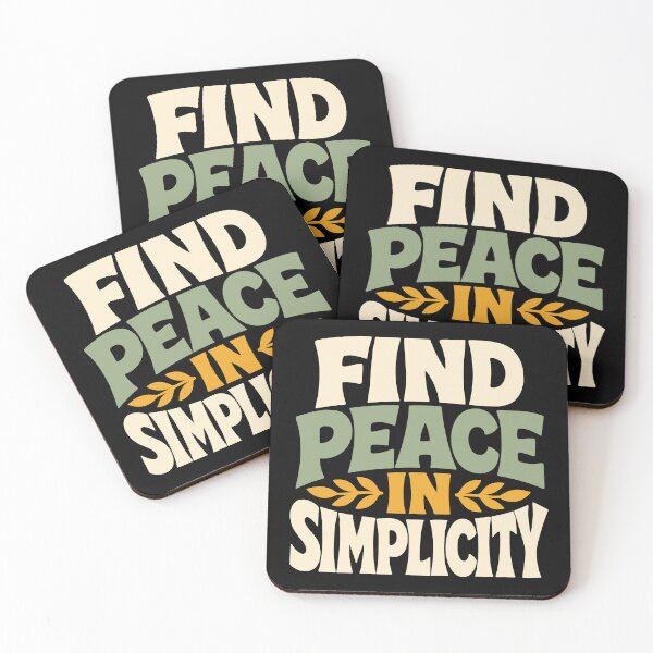 Item preview, Find Peace In Simplicity designed and sold by rejowan-arts.