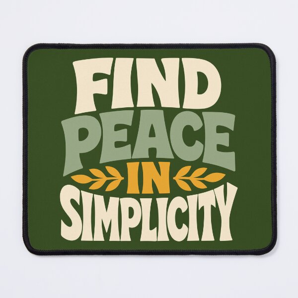 Item preview, Find Peace In Simplicity designed and sold by rejowan-arts.