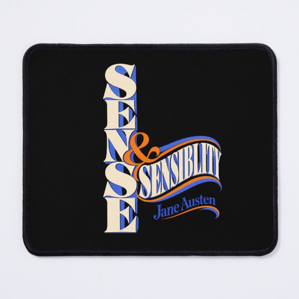 Item preview, Sense and Sensibility: Blue and Orange Letterplay designed and sold by Fenay Designs.