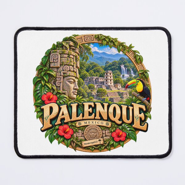 Item preview, Palenque, Mexico – Mayan ruins in the tropical jungle designed and sold by Wandervogel123.