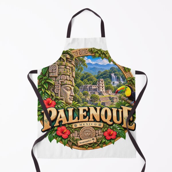 Item preview, Palenque, Mexico – Mayan ruins in the tropical jungle designed and sold by Wandervogel123.