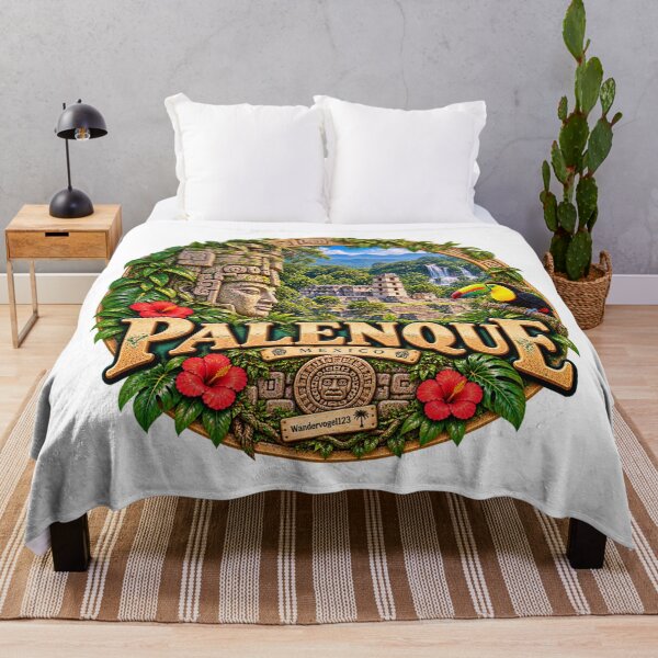 Item preview, Palenque, Mexico – Mayan ruins in the tropical jungle designed and sold by Wandervogel123.