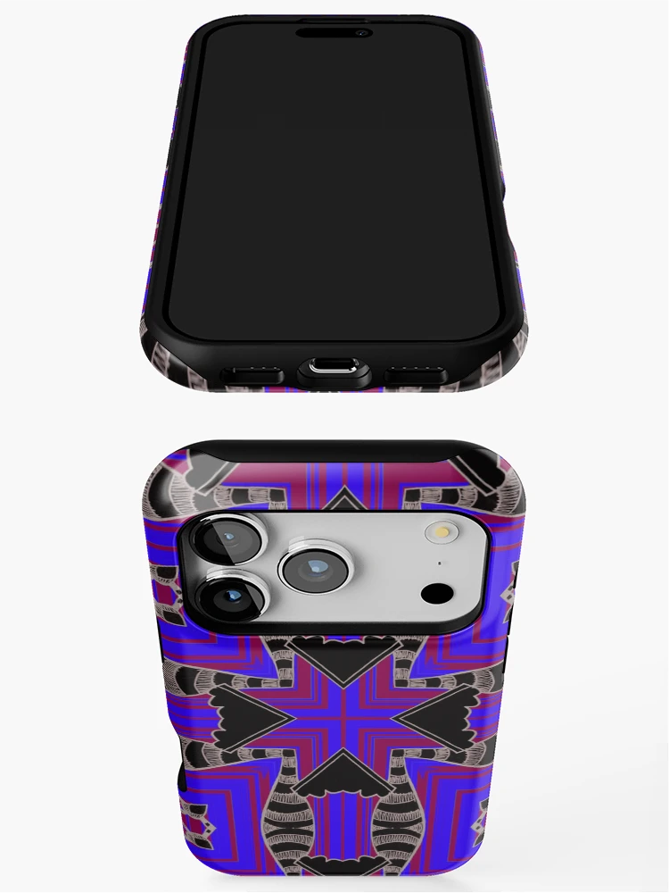 Thumbnail 3 of 4, iPhone Case, patchwork designed and sold by Taggz.