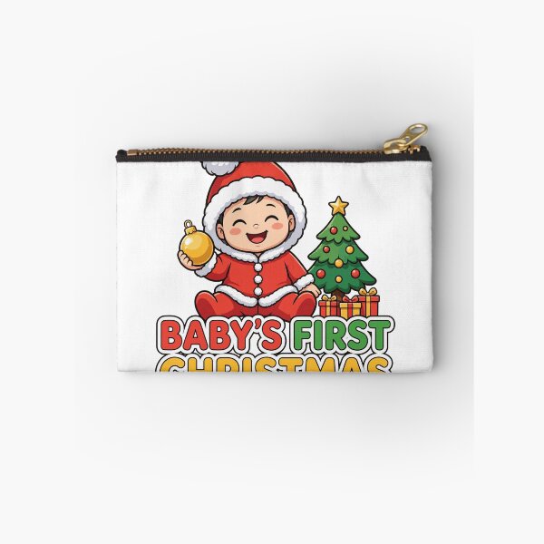 Item preview, Baby's First Christmas Cute Baby Santa Holiday Sticker designed and sold by Gurrteg.