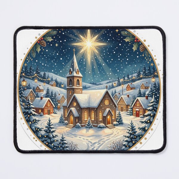 Item preview, Cozy Christmas Village Church designed and sold by Simplybe1.