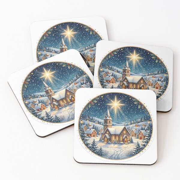 Item preview, Cozy Christmas Village Church designed and sold by Simplybe1.