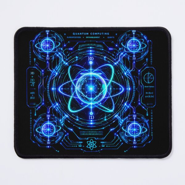 Item preview, Quantum Computing Qubit Superposition Sci-Fi Tech Art designed and sold by ROGK.
