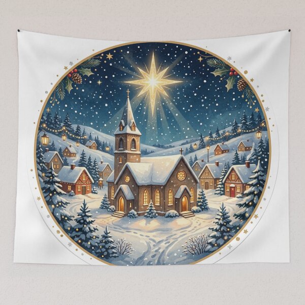 Item preview, Cozy Christmas Village Church designed and sold by Simplybe1.