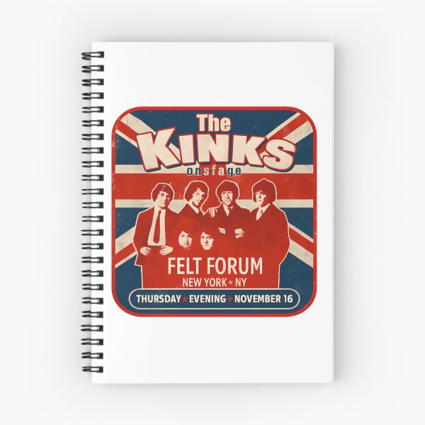 Item preview, The Kinks Felt Forum Poster Design designed and sold by CatframeUS.
