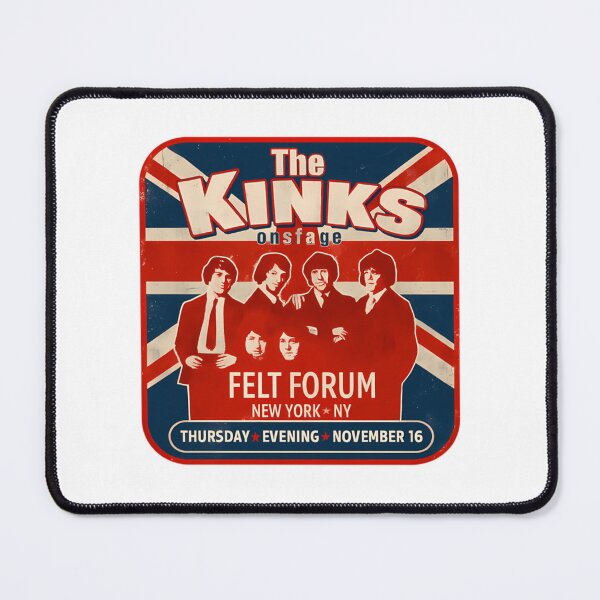 Item preview, The Kinks Felt Forum Poster Design designed and sold by CatframeUS.