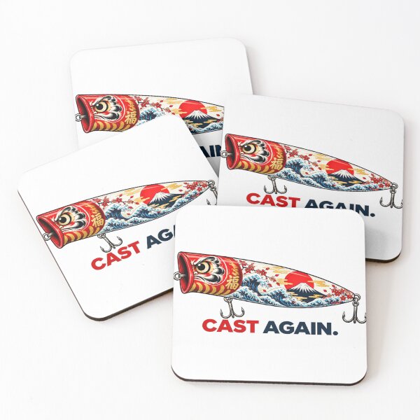 Item preview, Daruma Popper – Cast Again Japanese Fishing Art designed and sold by KASUMINK.