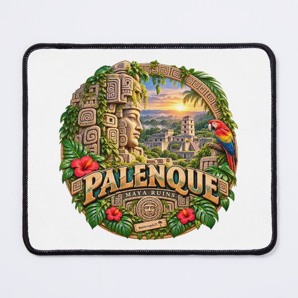 Item preview, Palenque Mayan Ruins – Lost City of Chiapas Mexico designed and sold by Wandervogel123.