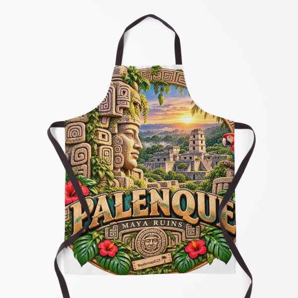 Item preview, Palenque Mayan Ruins – Lost City of Chiapas Mexico designed and sold by Wandervogel123.