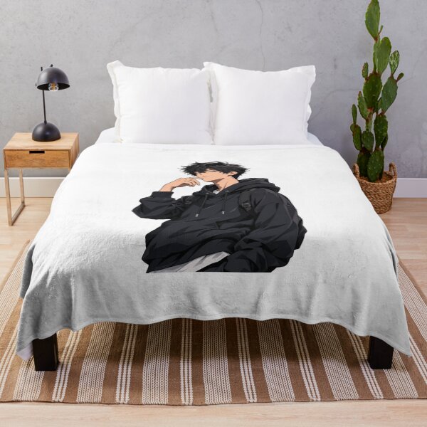 Item preview, Anime Streetwear Boy Minimalist Manga Graphic designed and sold by LarkLeaf.