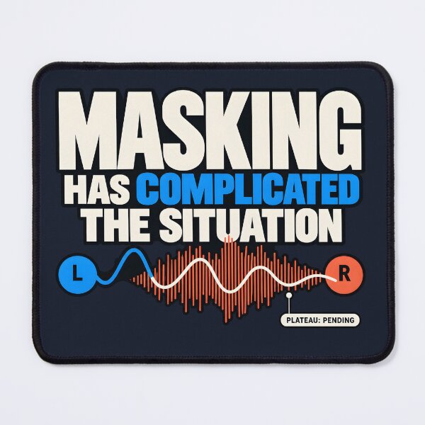 Item preview, Masking Has Complicated the Situation | Audiology Humor designed and sold by FashCode.