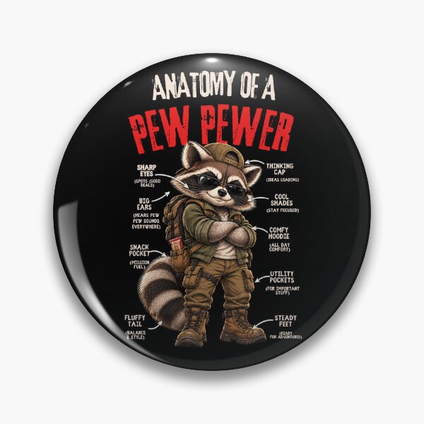 Item preview, A Raccoon, Ready for Any Pew Pew Mission designed and sold by Creative-Sanc.
