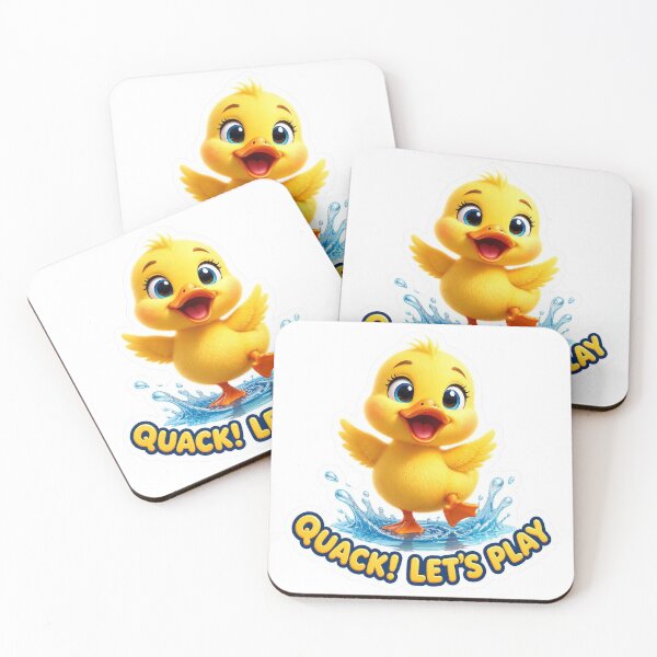 Item preview, Cute Yellow Duckling – Quack! Let's Play Nursery Rhyme designed and sold by LearnFunStore.
