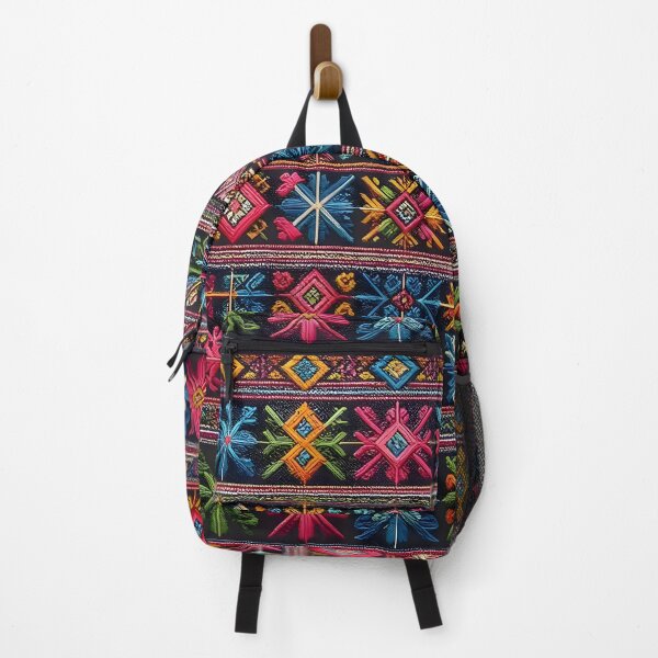 Item preview, Vibrant Guatemalan Textile Pattern Traditional Folk Art designed and sold by Sybille-Yates.