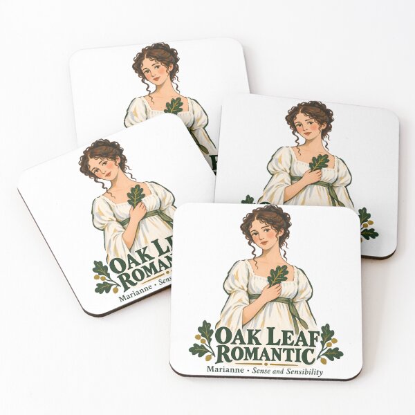 Item preview, Sense and Sensibility: Marianne Oak Leaf Romantic designed and sold by Fenay Designs.