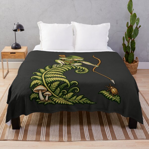 Item preview, Frog Archer Vintage Woodland Fantasy Art designed and sold by AmiGraph.