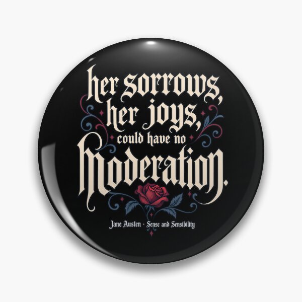 Item preview, Sense and Sensibility: No Moderation Gothic Rose designed and sold by Fenay Designs.