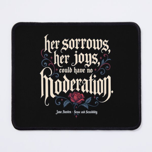 Item preview, Sense and Sensibility: No Moderation Gothic Rose designed and sold by Fenay Designs.