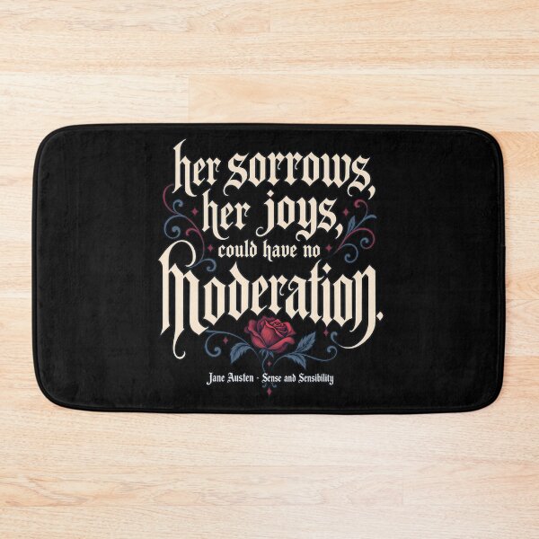 Item preview, Sense and Sensibility: No Moderation Gothic Rose designed and sold by Fenay Designs.