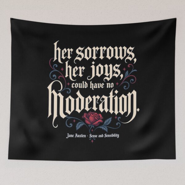 Item preview, Sense and Sensibility: No Moderation Gothic Rose designed and sold by Fenay Designs.